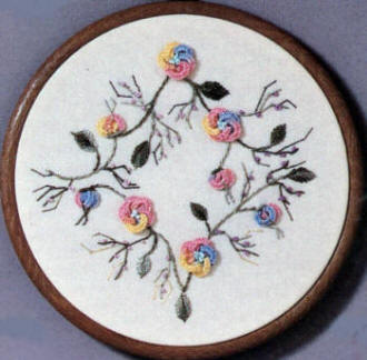 Brazilian Embroidery Pattern Cast-On Flower JDR 339