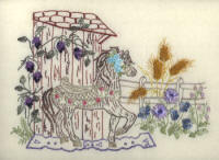 JDR 6021 Runaway Rocking Horse Brazilian
Embroidery Pattern
