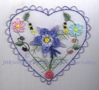 JDR 6108 Tammie's Heart Intermediate Brazilian Embroidery Design