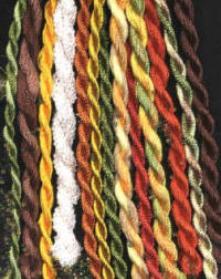 EdMar Threads in Shades of Emerald, Topaz, Green & Gold